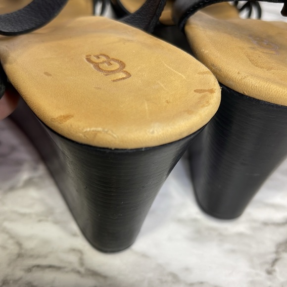 UGG Farrah Premium leather upper Leather straps Adjustable Buckle closure size 8 - Picture 14 of 16